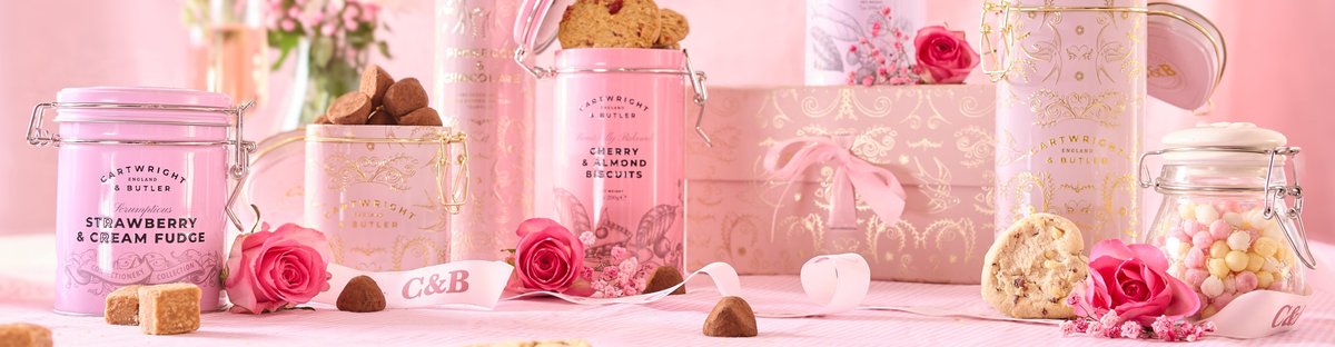 tins of treats from Cartwright & Butler