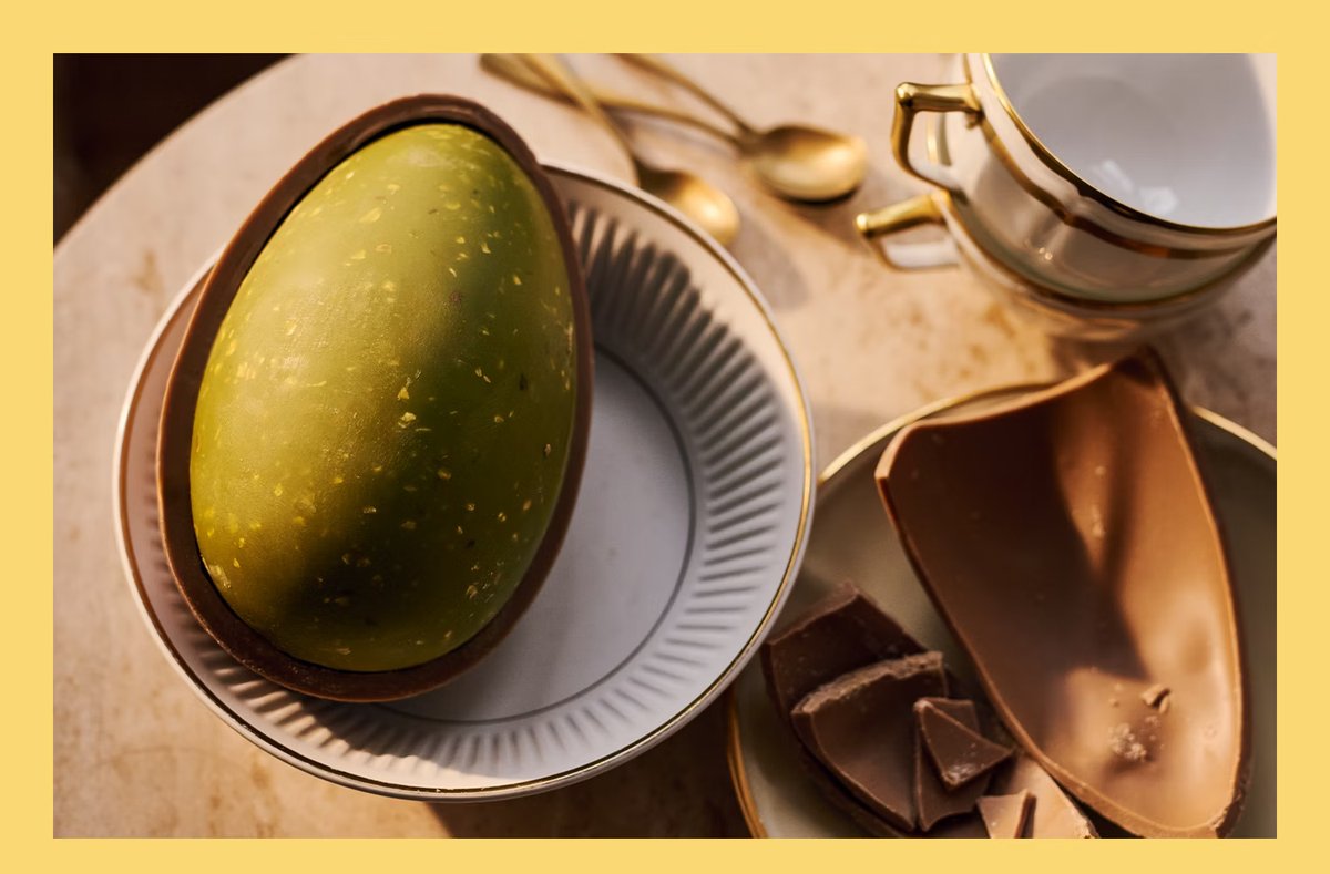 Waitrose pistachio cracking egg