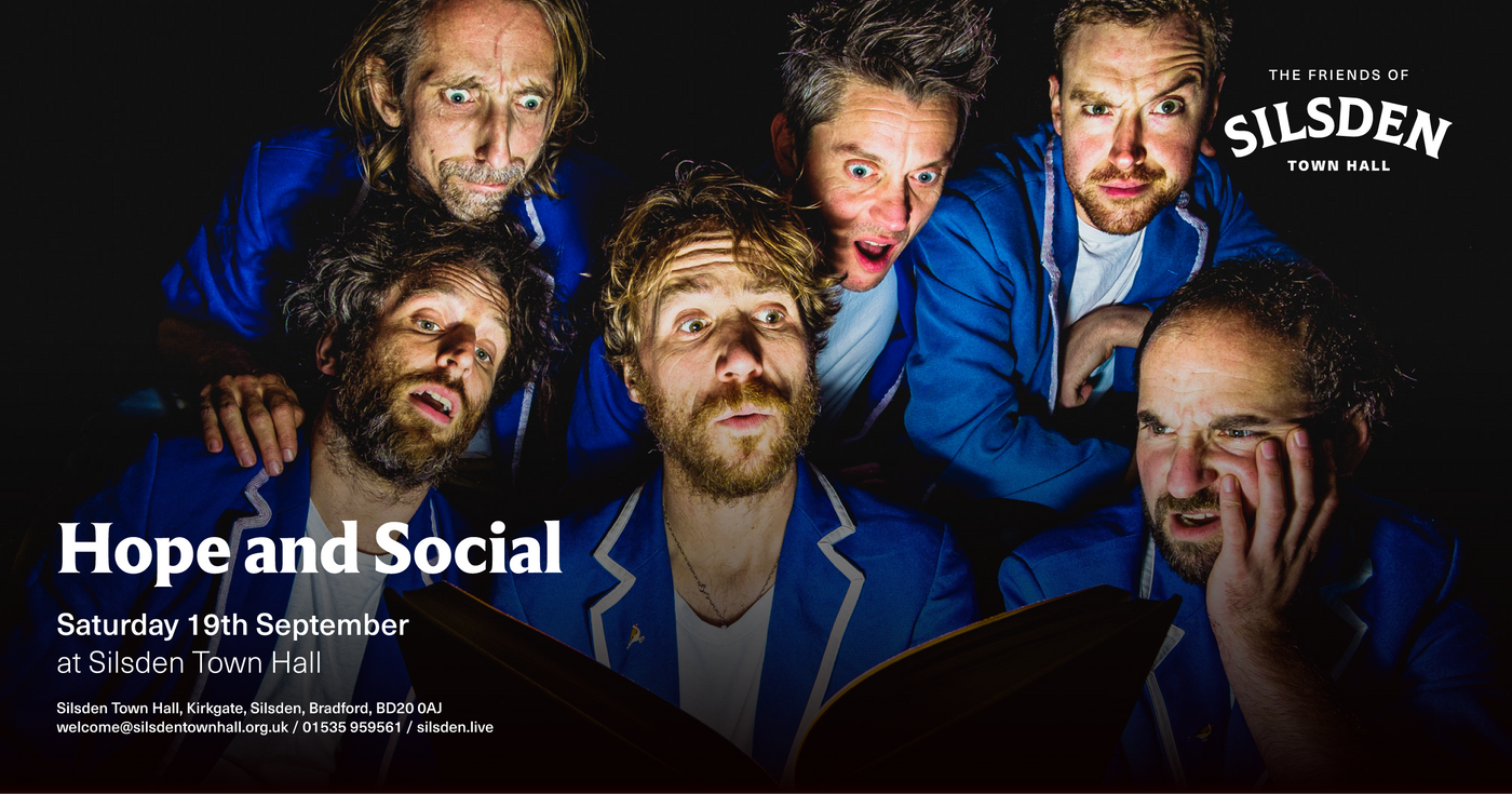 Hope and Social 🎷👕 at Silsden Town Hall Gig