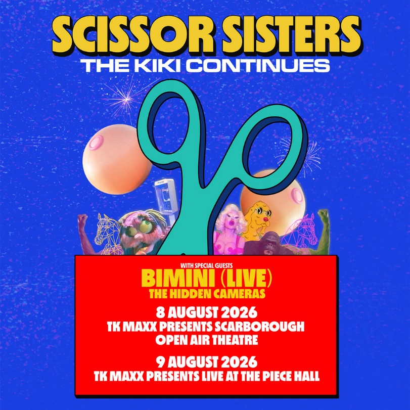 Drag Race UK Star Bimini (Live) Joins Scissor Sisters as Special Guest for Yorkshire Shows