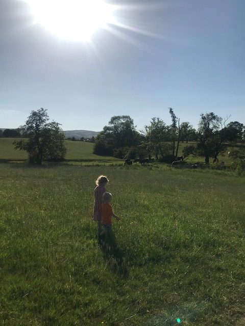 Walking in the Wharfe Valley in West Yorkshire