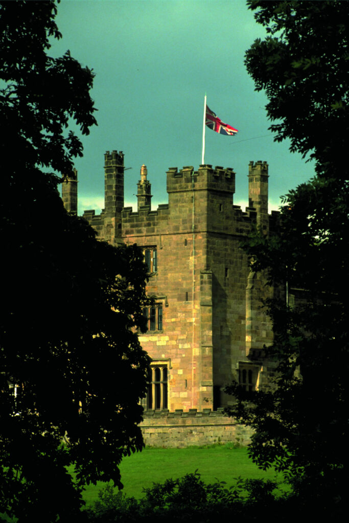 Ripley Castle in the evening