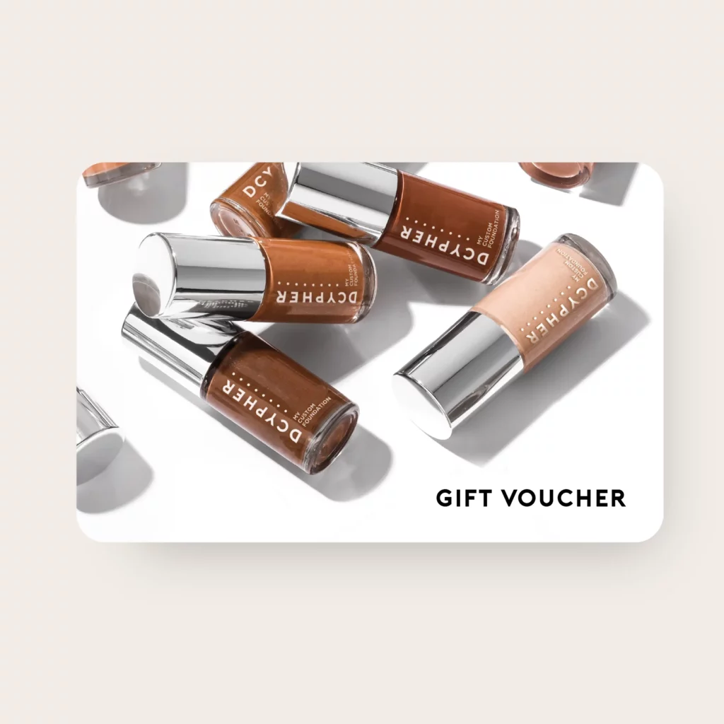DCYPHER makeup gift voucher