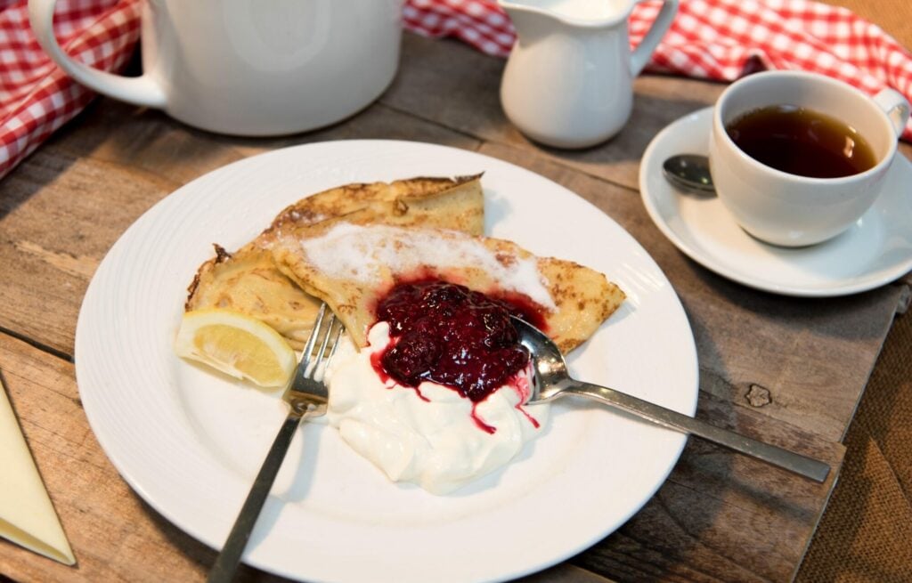 Pancakes at Crag House Farm