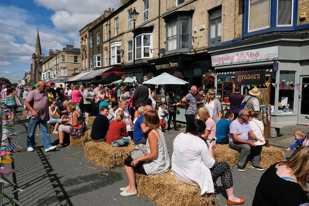 Saltburn Food Festival attendees