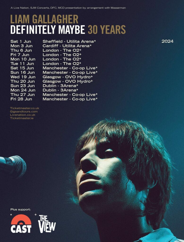 Liam Gallagher Tour