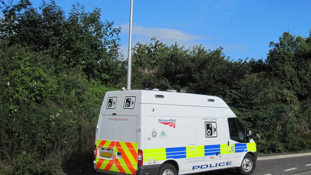mobile speed camera van