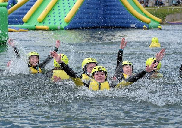 North Yorkshire Water Park Hosts Celebration Of World Champion Cheerleaders