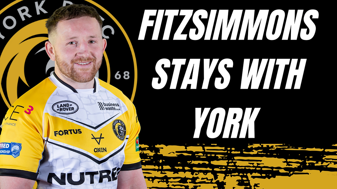 Conor Fitzsimmons to stay at York RLFC for 2025