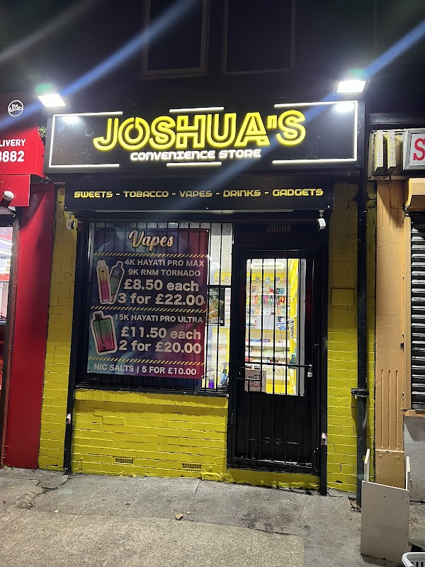 vape shops bramley JOSHUA'S convenience store - A Corner Shop In Bramley