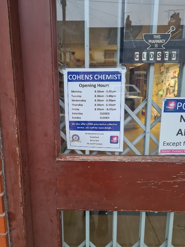 Cohens Chemist, Castleford