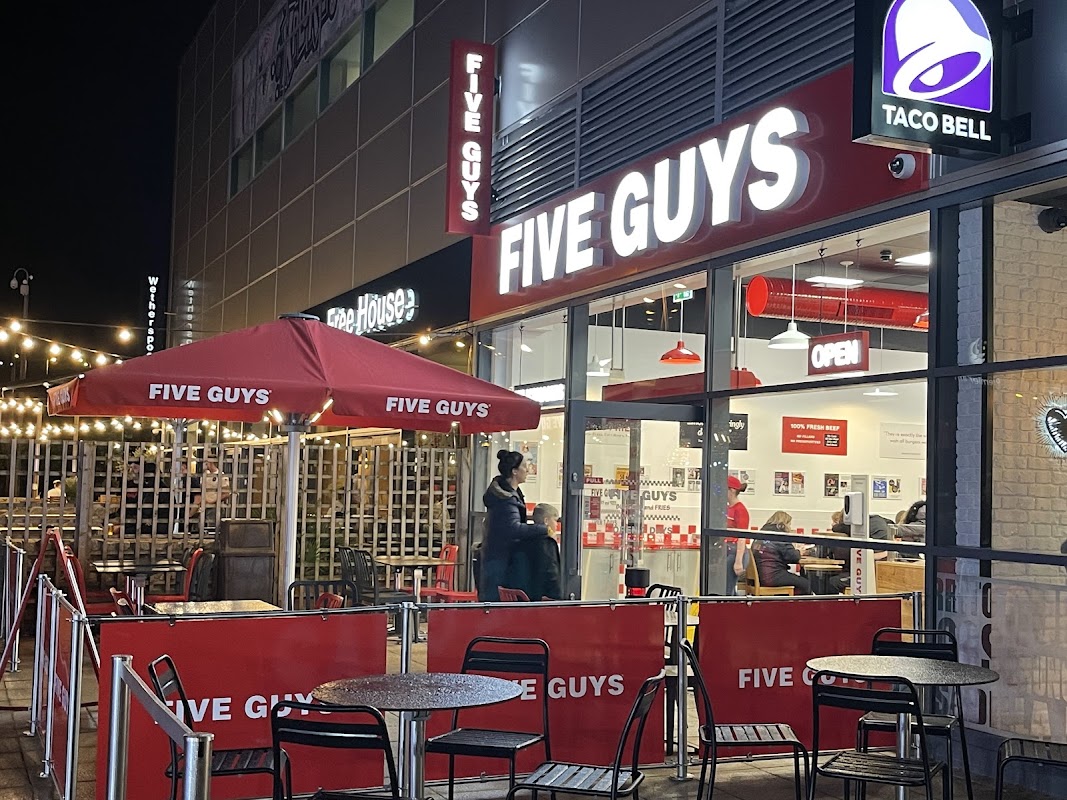 Five Guys Burgers and Fries Castleford, Xscape Yorkshire