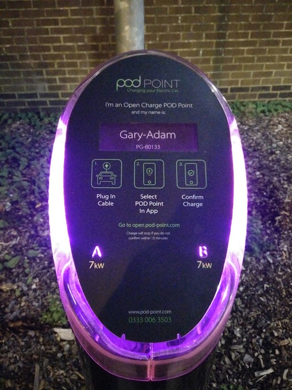 Pod Point Charging Station