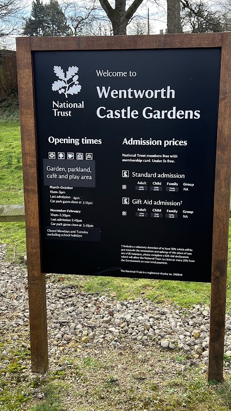 National Trust Car Park - Wentworth Castle Gardens