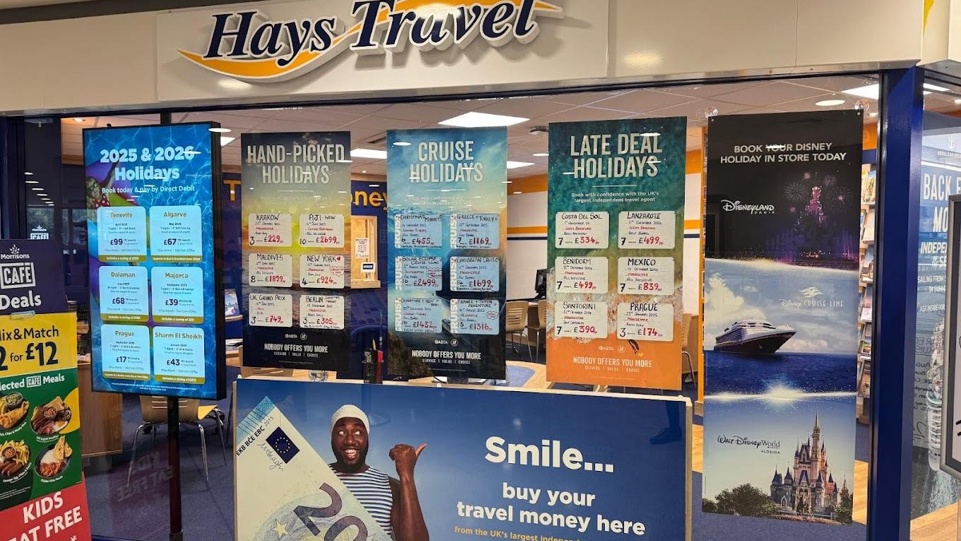 Hays Travel Hull Morrisons