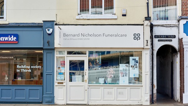 Bernard Nicholson, Co-op Funeralcare